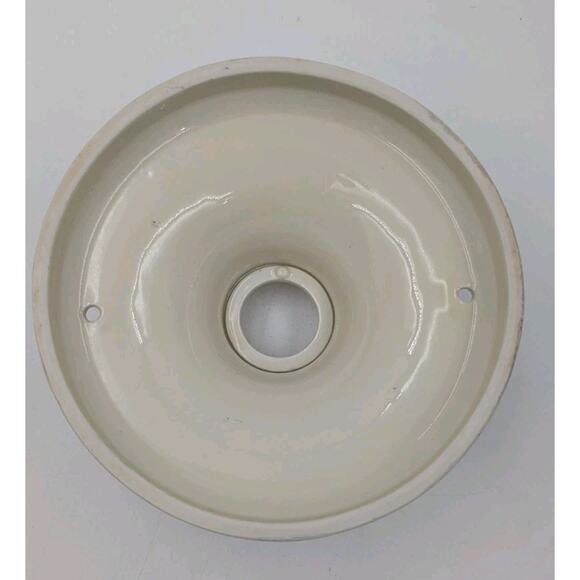 1920s Porcelier Flush Mount Porcelain Ceiling Light - Fixture Only No Wiring - Picture 3 of 6